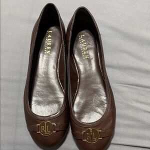 Lauren Ralph Lauren Chocolate Leather Loafers